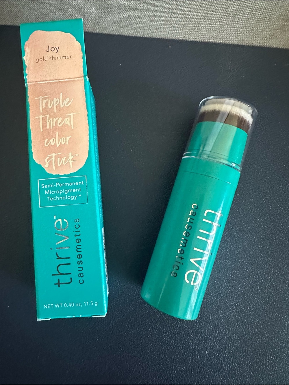 thrive causemetics Triple Threat Color Stick – Joy Gold Shimmer Stick